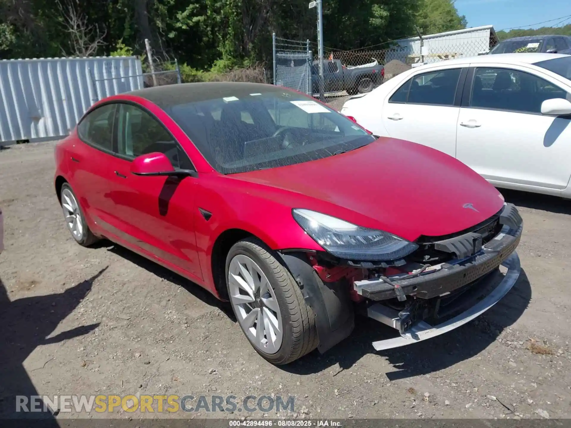 1 Фотография поврежденного автомобиля 5YJ3E1EA0MF856671 TESLA MODEL 3 2021