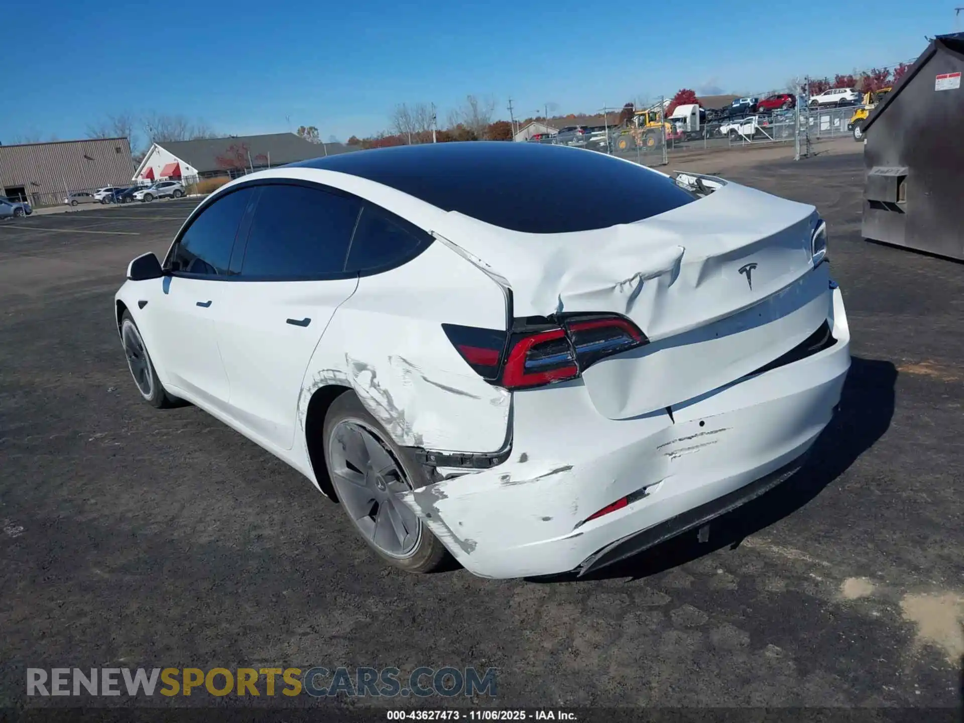 3 Photograph of a damaged car 5YJ3E1EA0MF857304 TESLA MODEL 3 2021