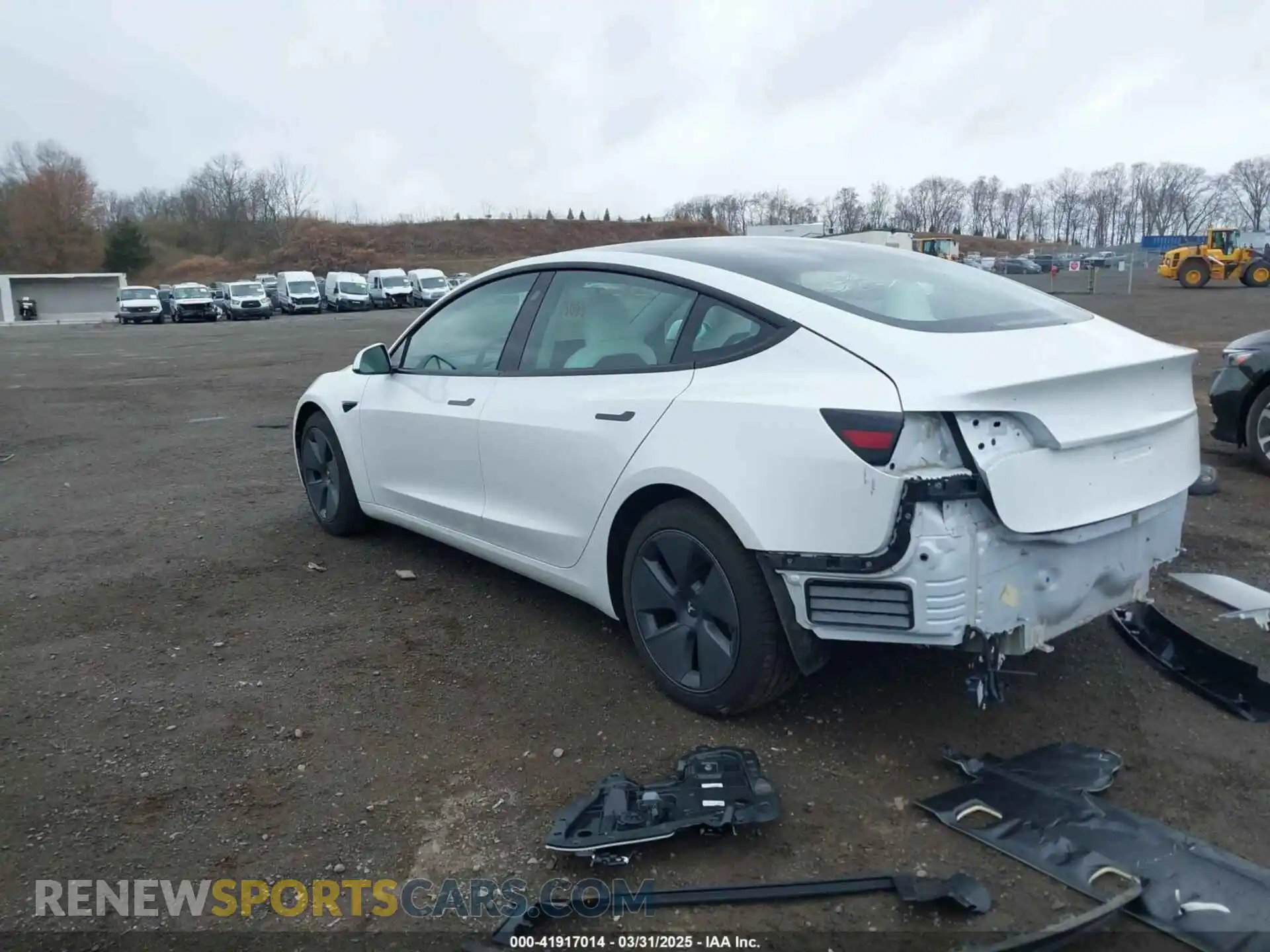 3 Photograph of a damaged car 5YJ3E1EA0MF857397 TESLA MODEL 3 2021