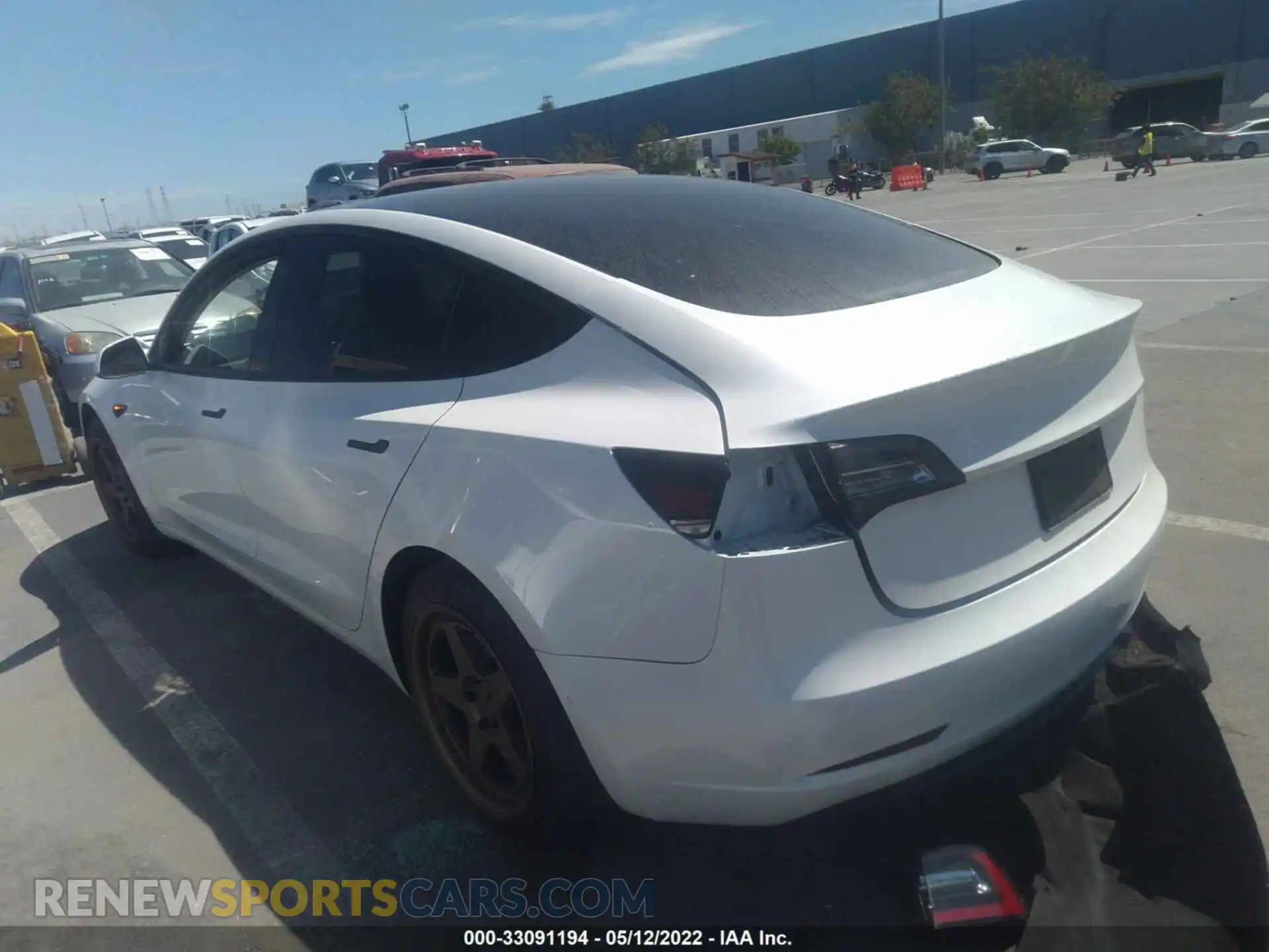 3 Photograph of a damaged car 5YJ3E1EA0MF874183 TESLA MODEL 3 2021