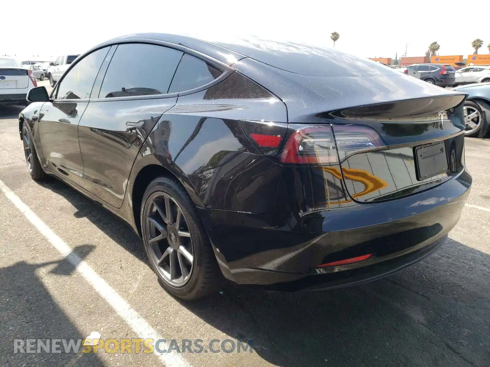 3 Photograph of a damaged car 5YJ3E1EA0MF922281 TESLA MODEL 3 2021