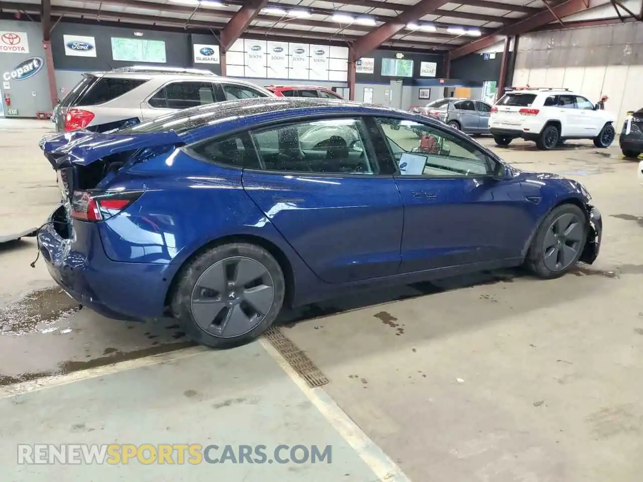 3 Photograph of a damaged car 5YJ3E1EA0MF922796 TESLA MODEL 3 2021