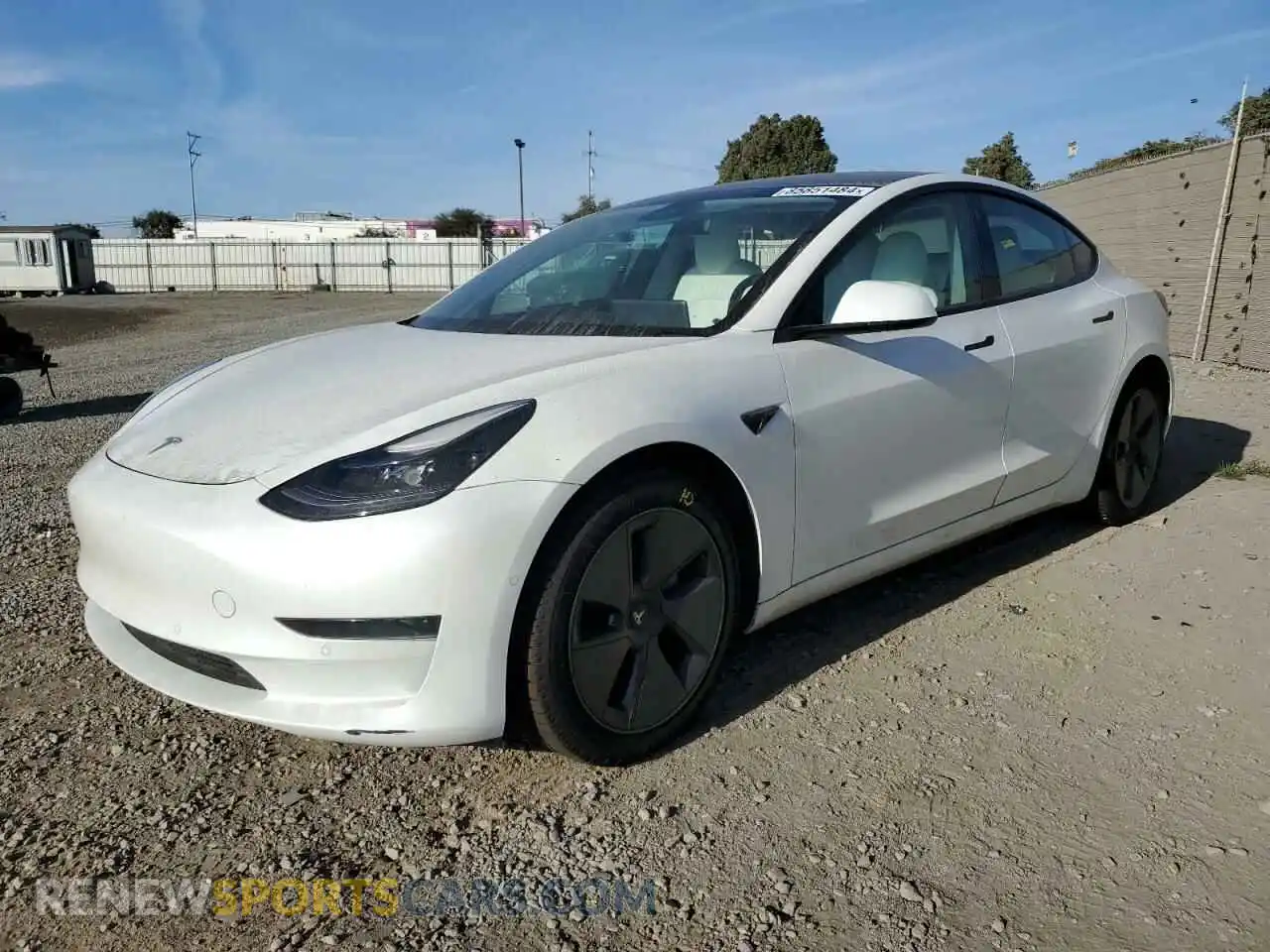 1 Фотография поврежденного автомобиля 5YJ3E1EA0MF928632 TESLA MODEL 3 2021