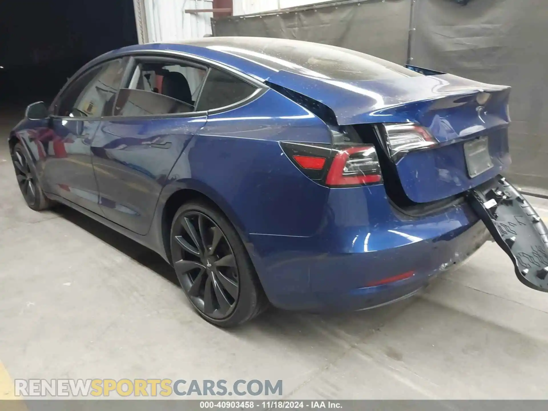 3 Photograph of a damaged car 5YJ3E1EA0MF940179 TESLA MODEL 3 2021