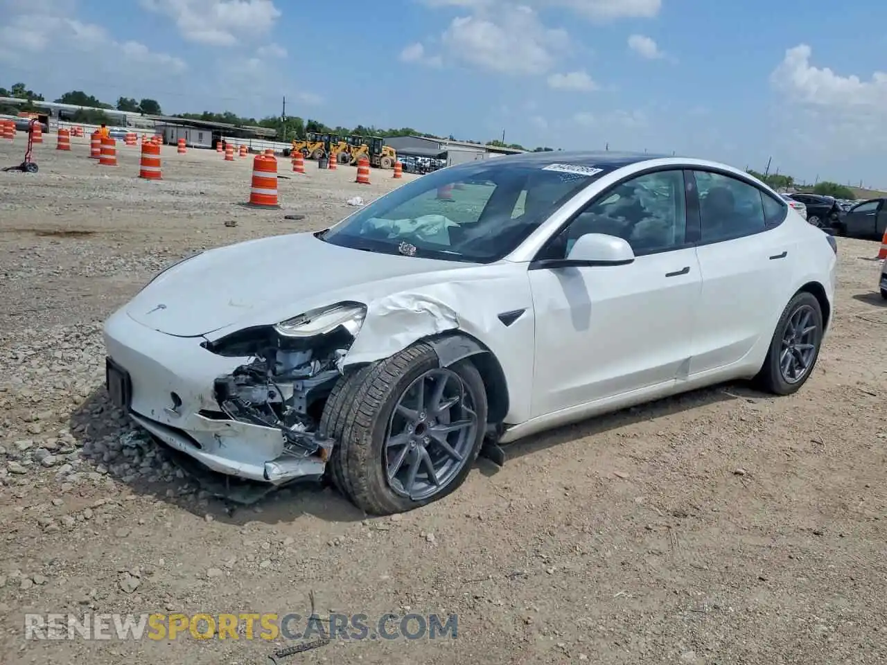1 fotografías del automóvil dañado 5YJ3E1EA0MF961310 TESLA MODEL 3 2021
