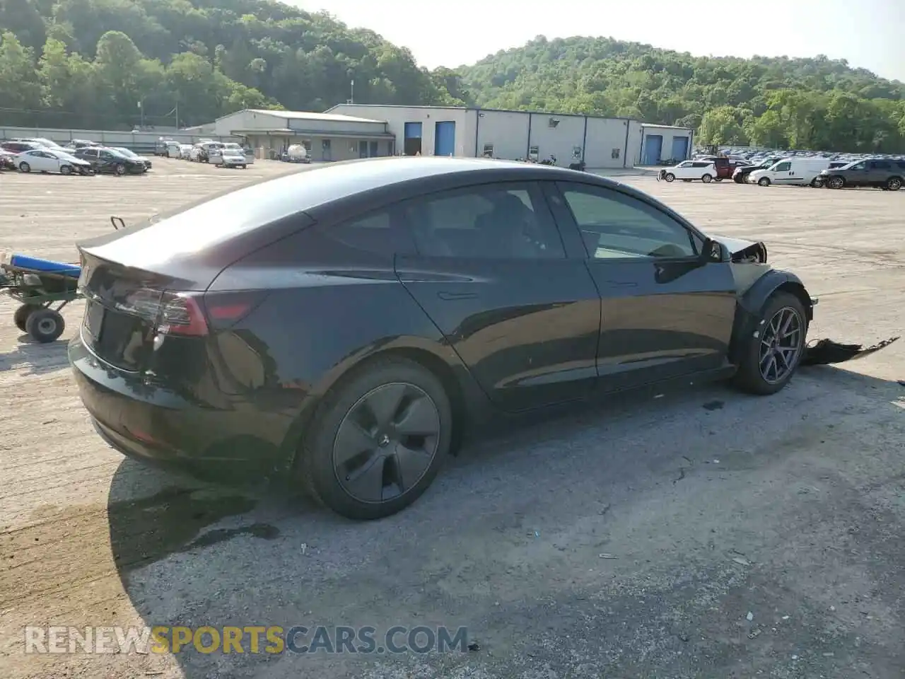 3 Photograph of a damaged car 5YJ3E1EA0MF964045 TESLA MODEL 3 2021