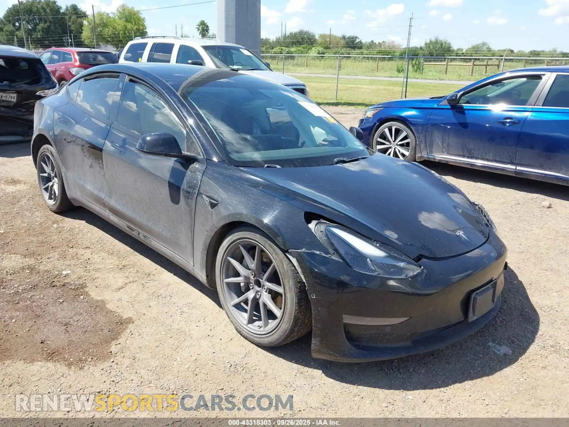 1 Фотография поврежденного автомобиля 5YJ3E1EA0MF976311 TESLA MODEL 3 2021