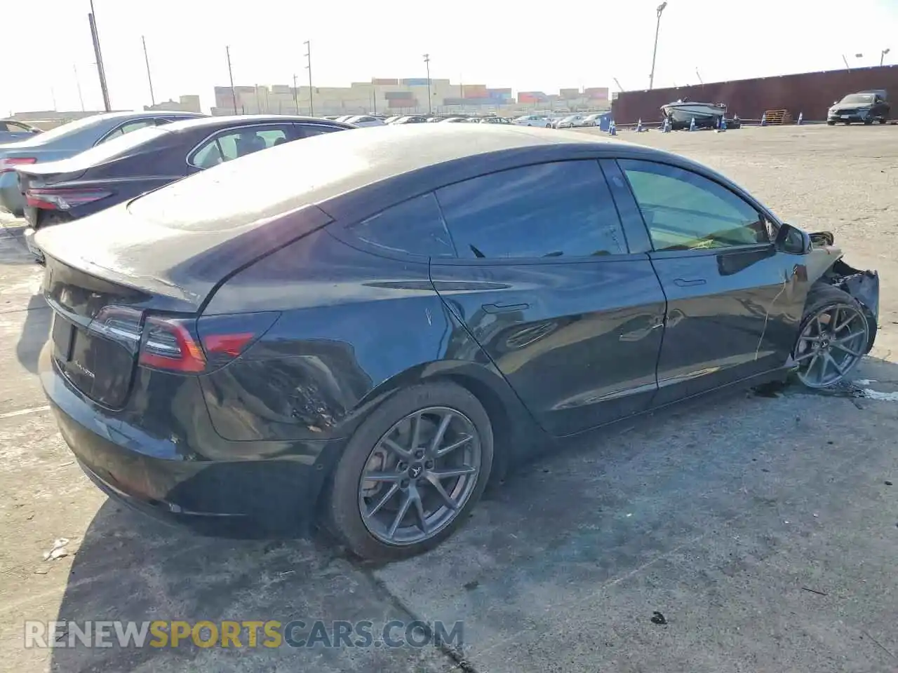 3 Photograph of a damaged car 5YJ3E1EA0MF986787 TESLA MODEL 3 2021