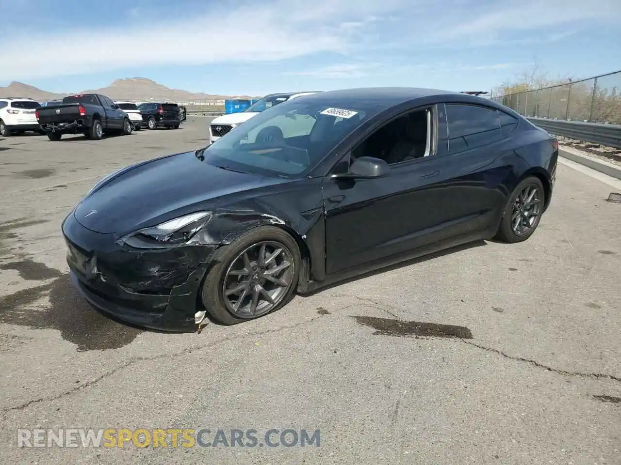 1 fotografías del automóvil dañado 5YJ3E1EA0MF997191 TESLA MODEL 3 2021