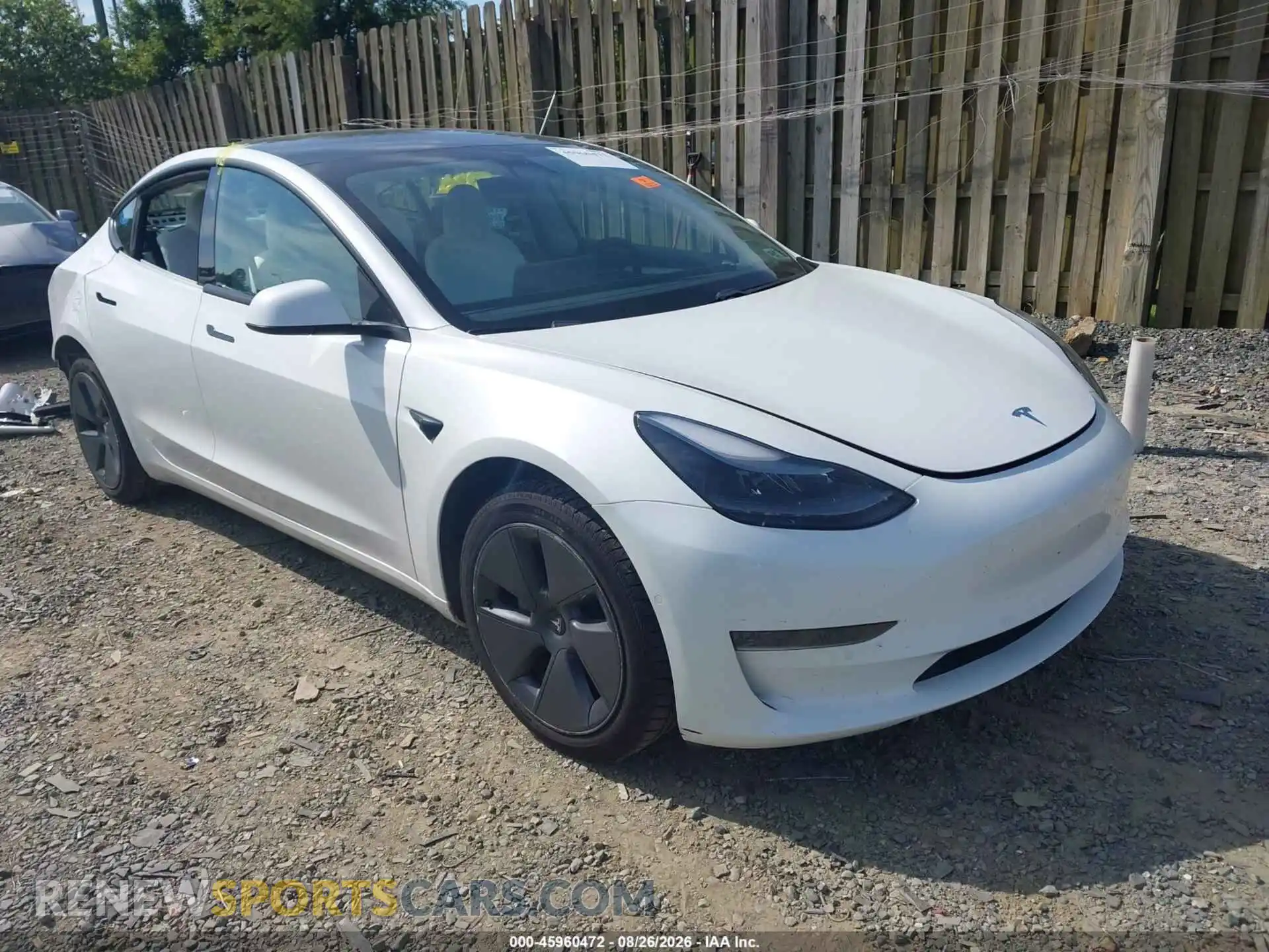 1 Photograph of a damaged car 5YJ3E1EA1MF030072 TESLA MODEL 3 2021