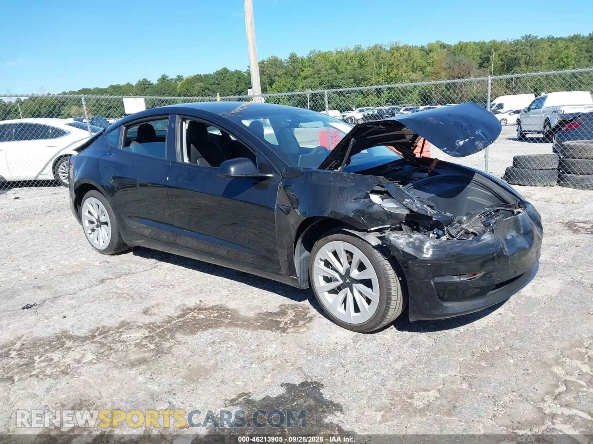 1 Фотография поврежденного автомобиля 5YJ3E1EA1MF031836 TESLA MODEL 3 2021