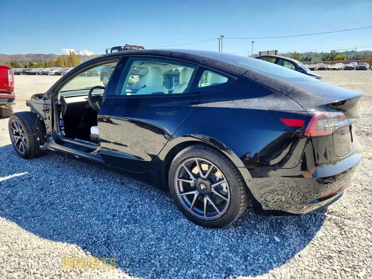 2 Photograph of a damaged car 5YJ3E1EA1MF068482 TESLA MODEL 3 2021