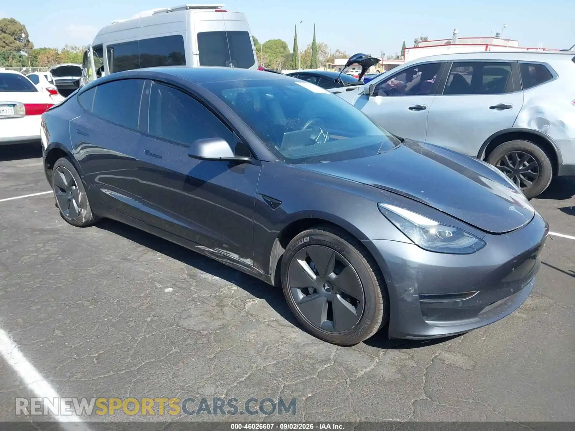 1 Фотография поврежденного автомобиля 5YJ3E1EA1MF083547 TESLA MODEL 3 2021