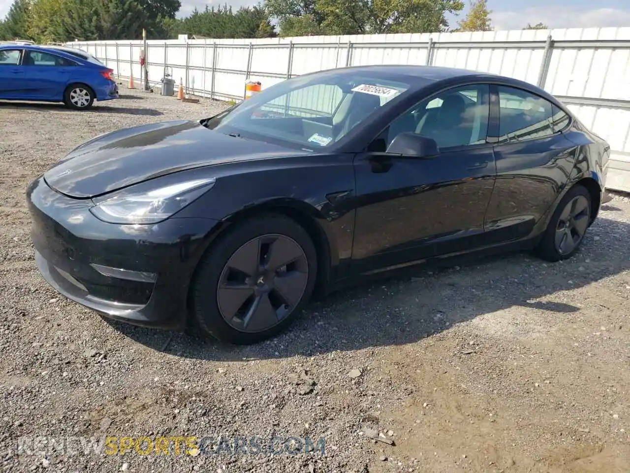 1 Photograph of a damaged car 5YJ3E1EA1MF084245 TESLA MODEL 3 2021