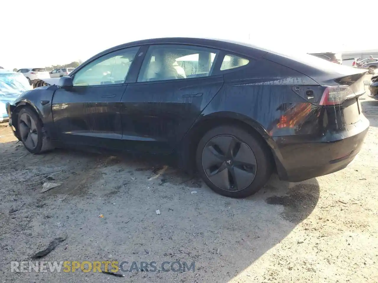 2 Photograph of a damaged car 5YJ3E1EA1MF086738 TESLA MODEL 3 2021