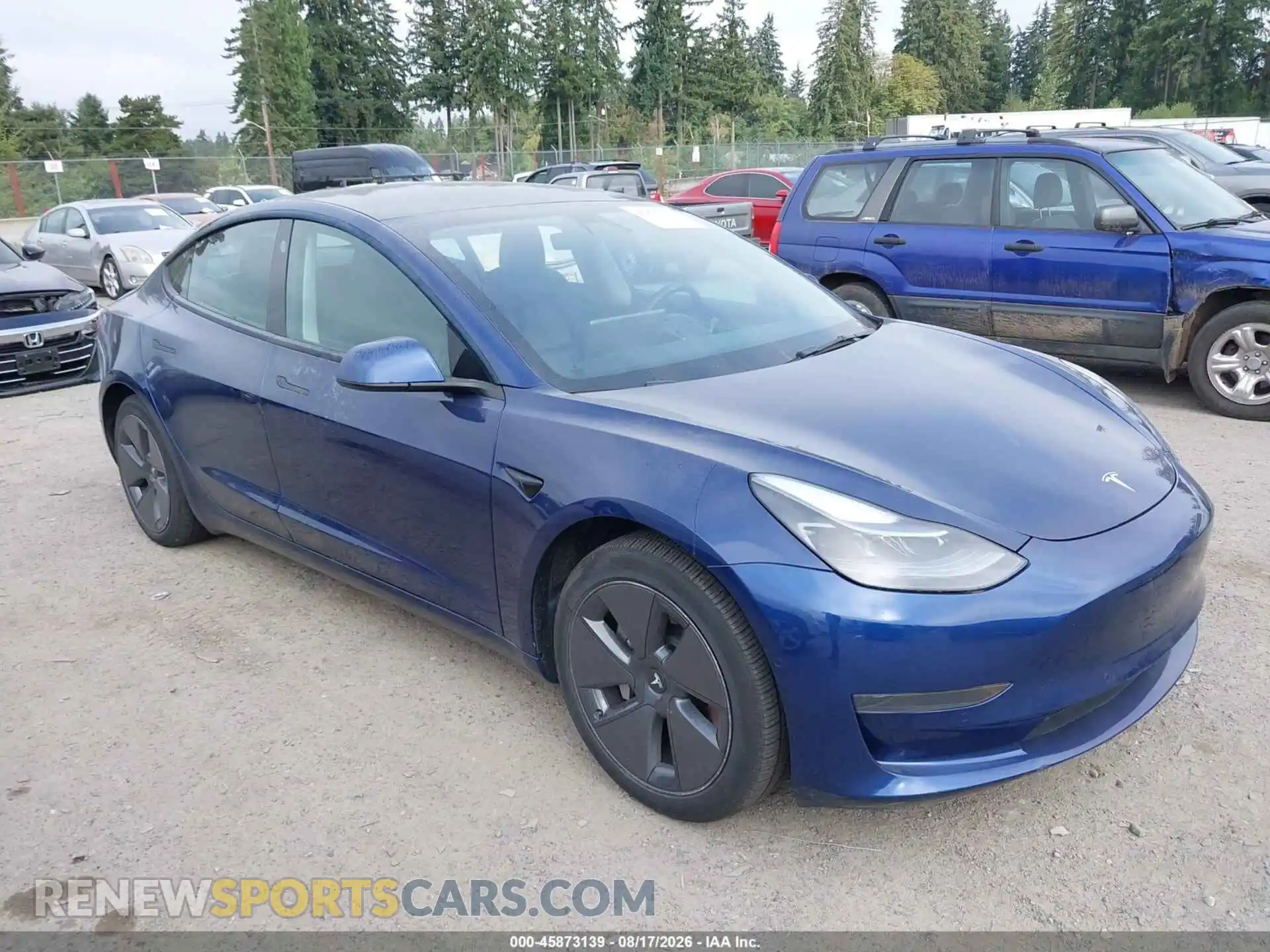 1 fotografías del automóvil dañado 5YJ3E1EA1MF091616 TESLA MODEL 3 2021