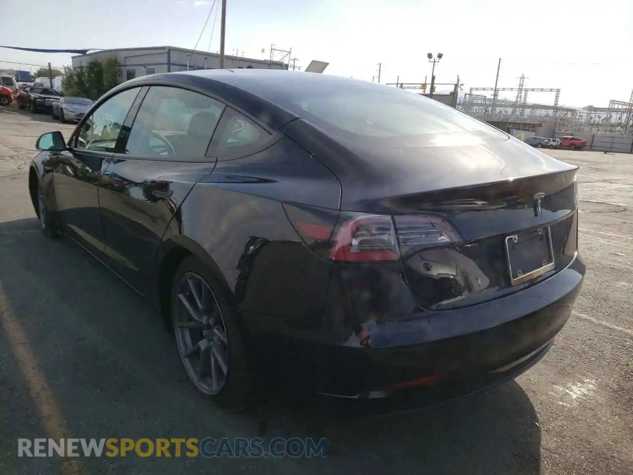 3 Photograph of a damaged car 5YJ3E1EA1MF091700 TESLA MODEL 3 2021