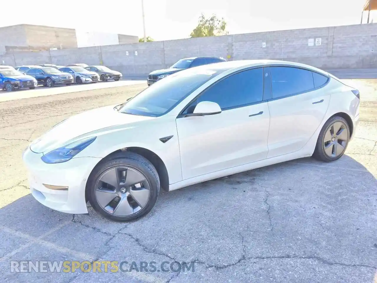 1 Фотография поврежденного автомобиля 5YJ3E1EA1MF092300 TESLA MODEL 3 2021