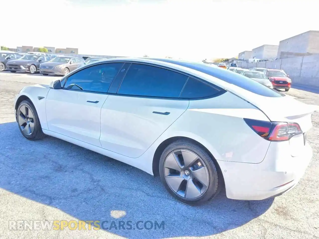 2 Фотография поврежденного автомобиля 5YJ3E1EA1MF092300 TESLA MODEL 3 2021
