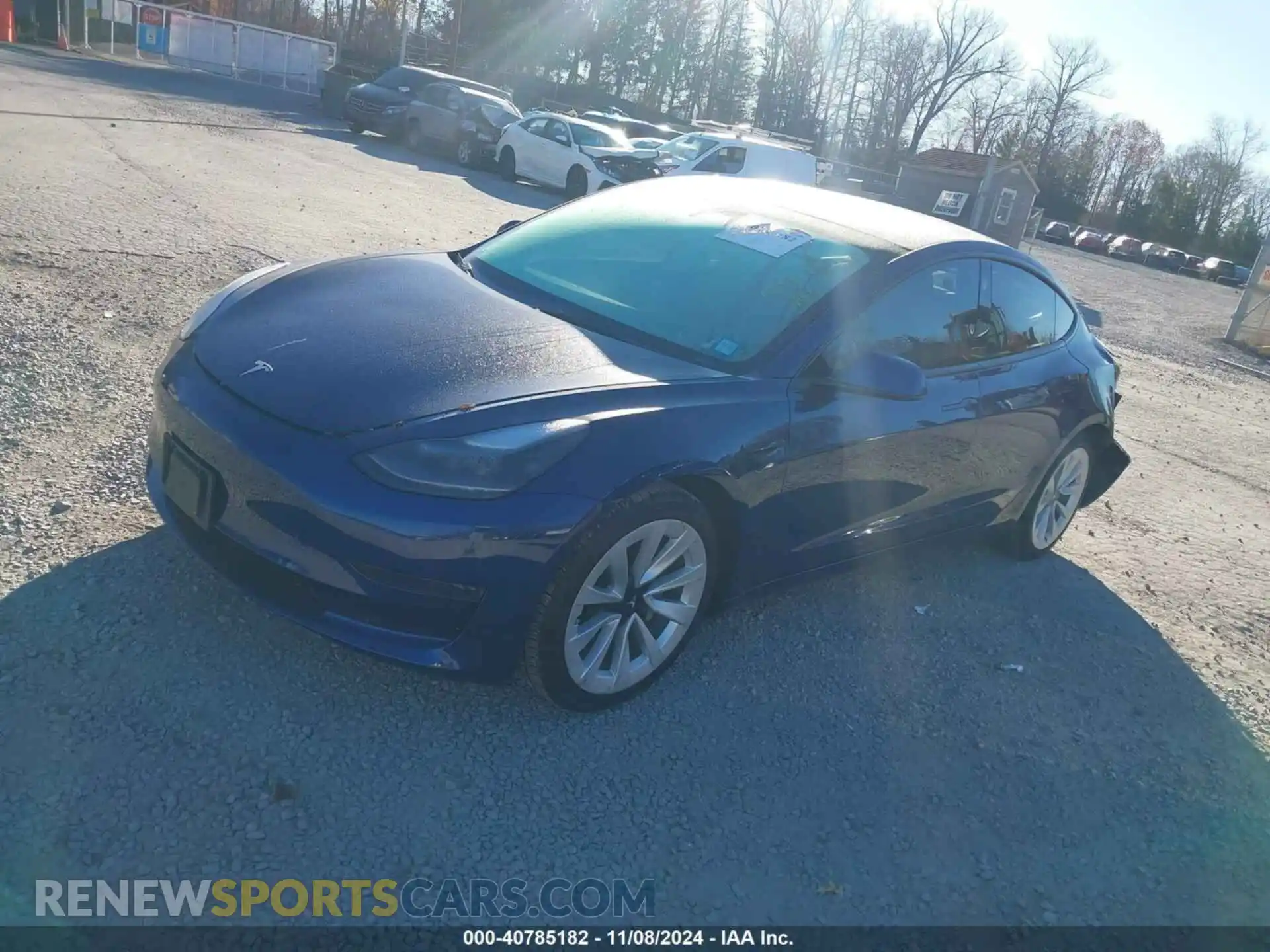 2 Photograph of a damaged car 5YJ3E1EA1MF098579 TESLA MODEL 3 2021