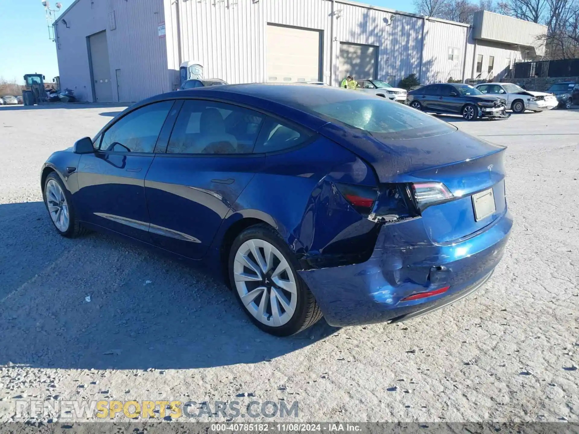 3 Photograph of a damaged car 5YJ3E1EA1MF098579 TESLA MODEL 3 2021