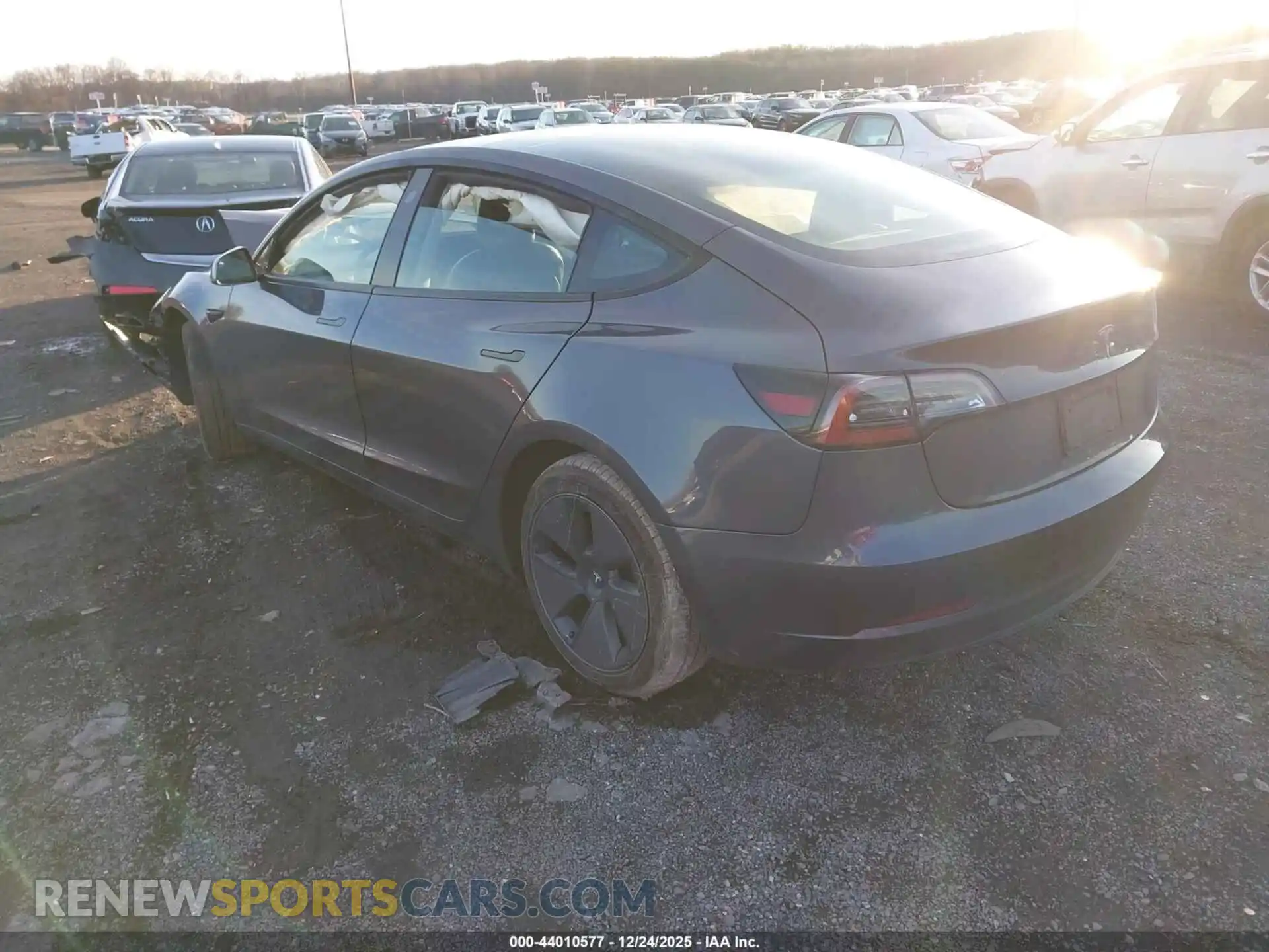 3 Photograph of a damaged car 5YJ3E1EA1MF850961 TESLA MODEL 3 2021