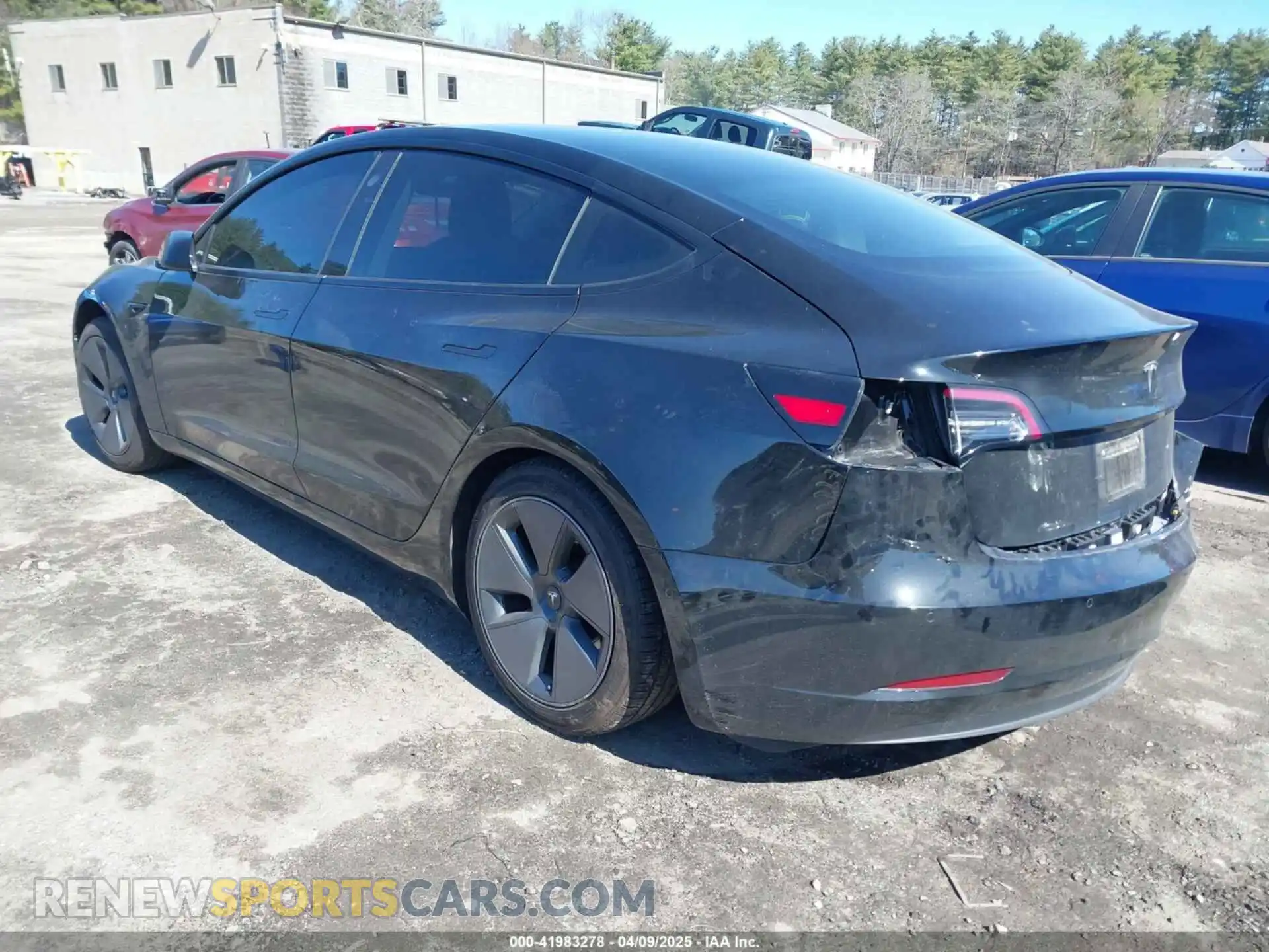 3 Photograph of a damaged car 5YJ3E1EA1MF851155 TESLA MODEL 3 2021