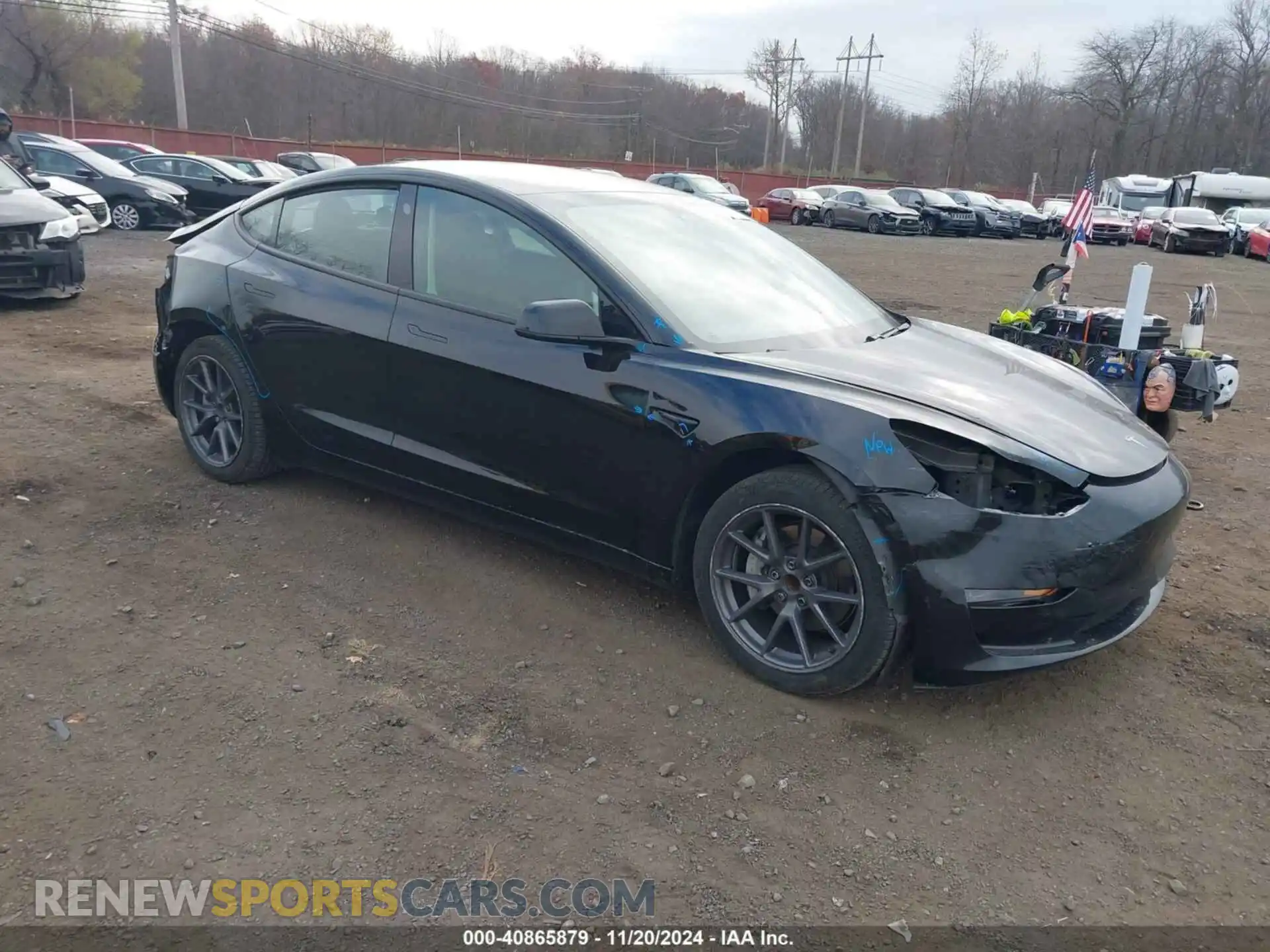 1 fotografías del automóvil dañado 5YJ3E1EA1MF854931 TESLA MODEL 3 2021