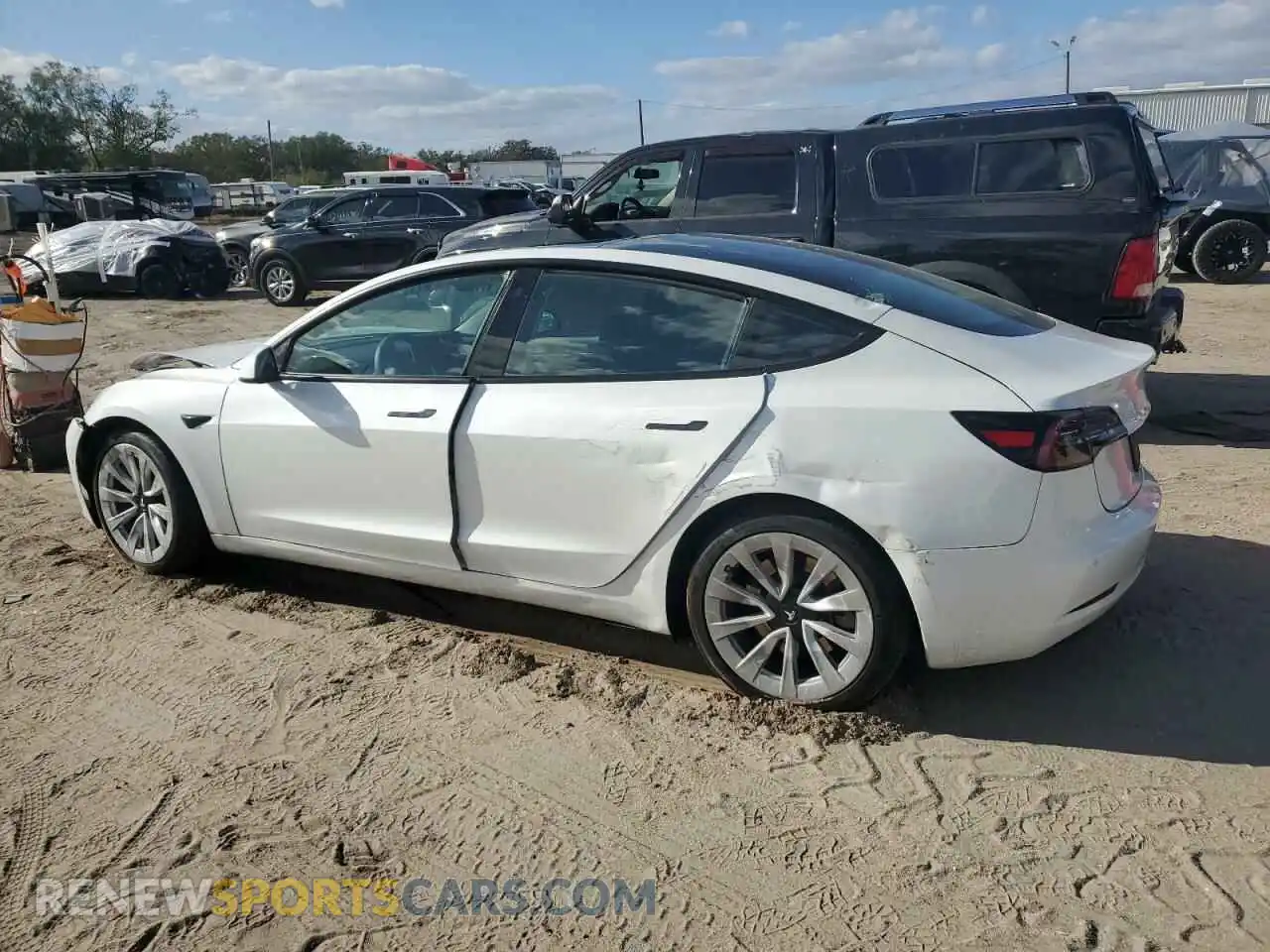 2 Фотография поврежденного автомобиля 5YJ3E1EA1MF856758 TESLA MODEL 3 2021