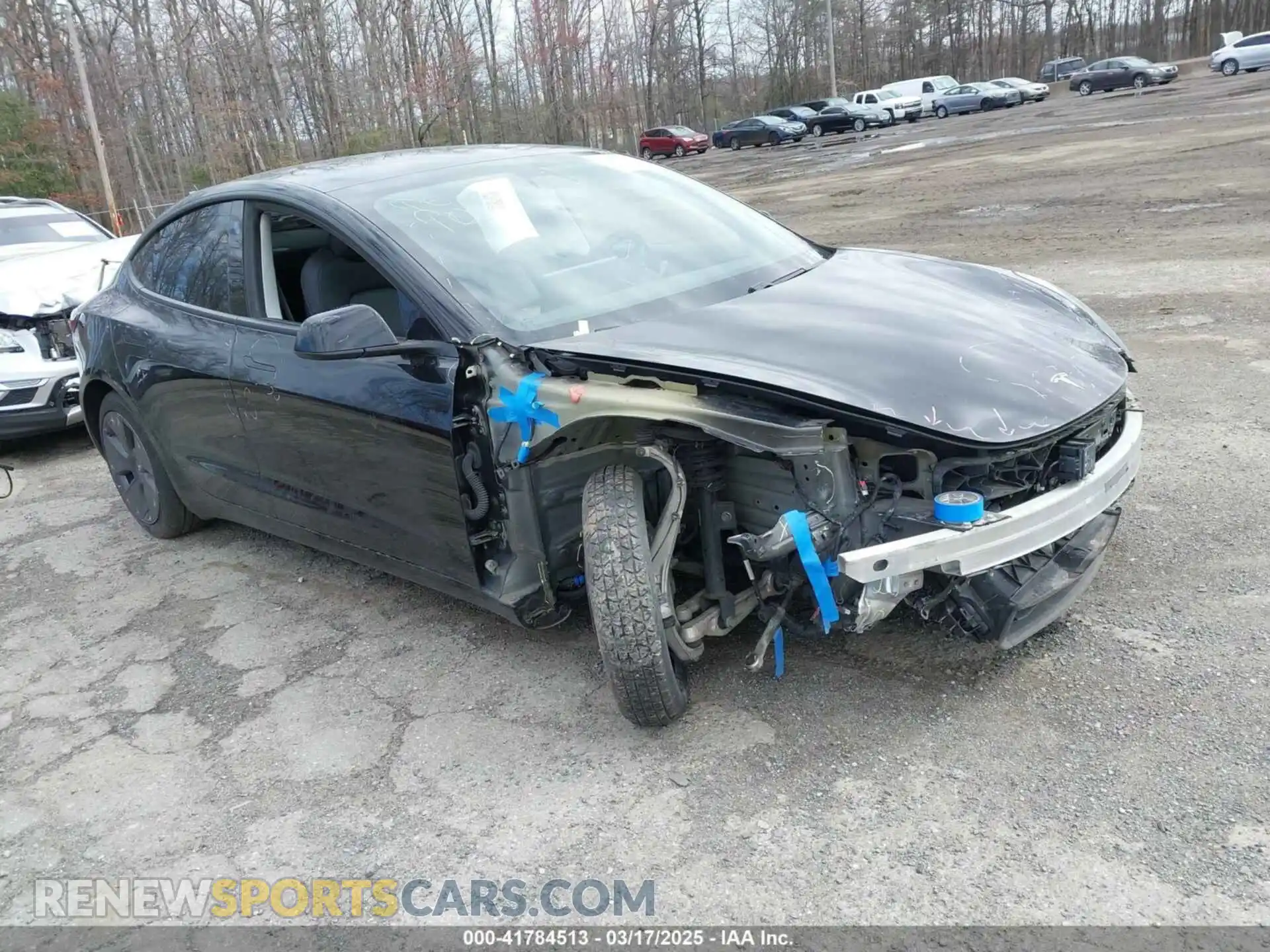 1 Photograph of a damaged car 5YJ3E1EA1MF857568 TESLA MODEL 3 2021