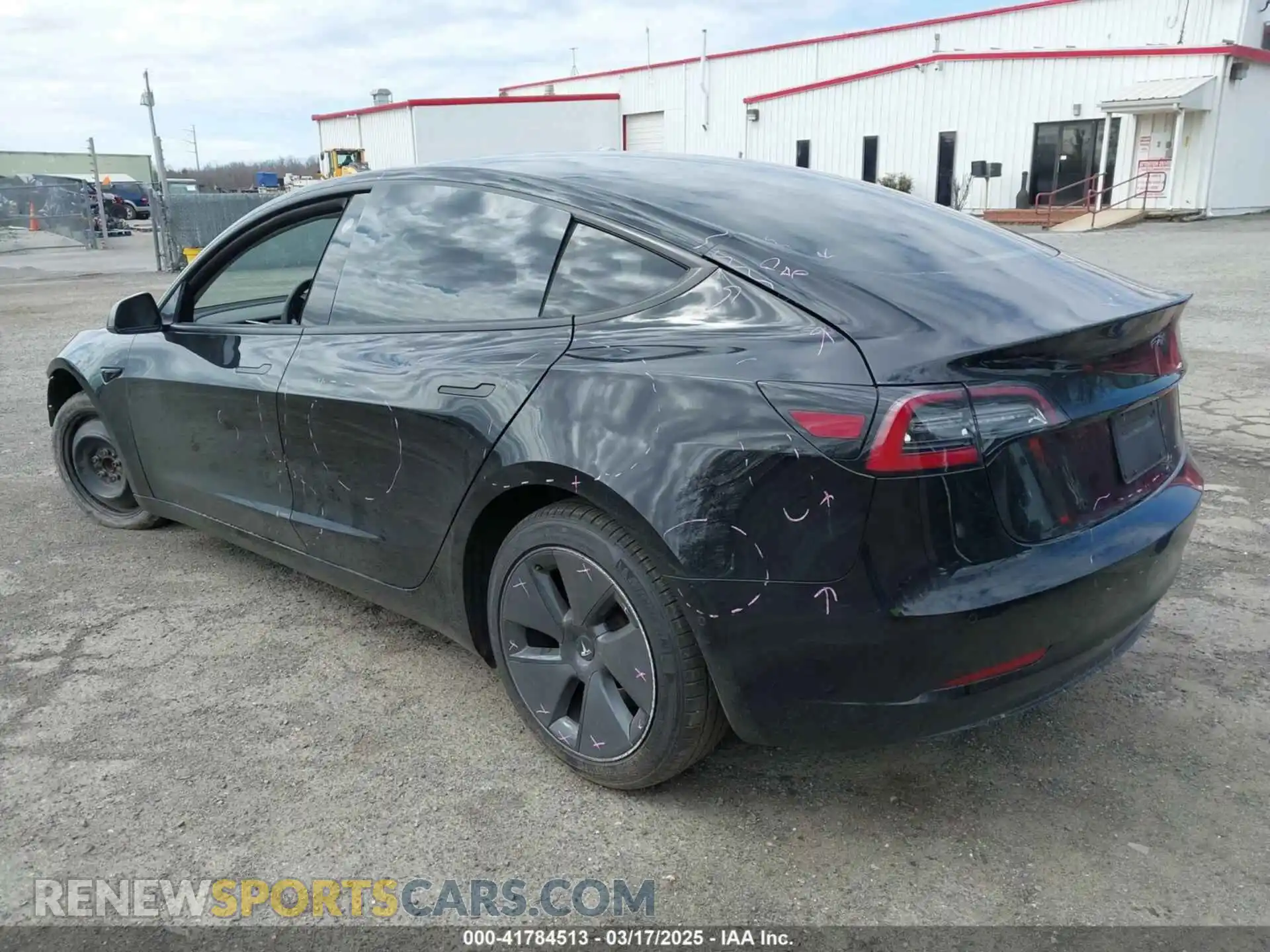3 Photograph of a damaged car 5YJ3E1EA1MF857568 TESLA MODEL 3 2021