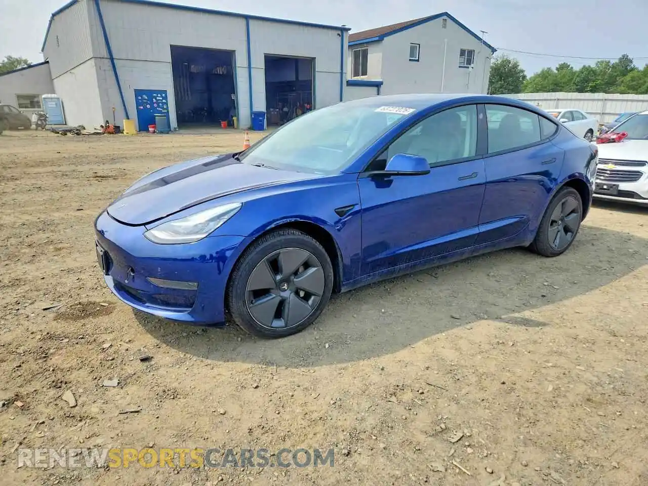 1 Фотография поврежденного автомобиля 5YJ3E1EA1MF857716 TESLA MODEL 3 2021