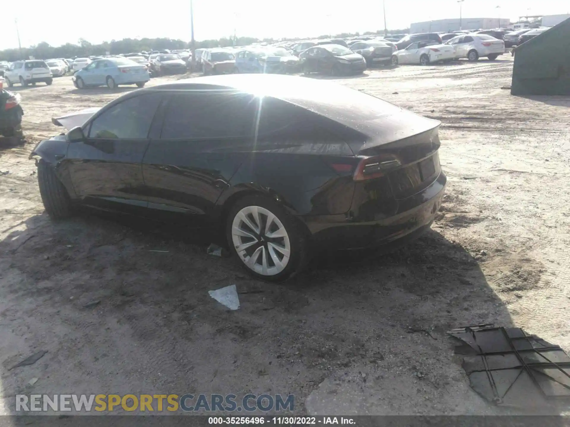 3 Photograph of a damaged car 5YJ3E1EA1MF908051 TESLA MODEL 3 2021