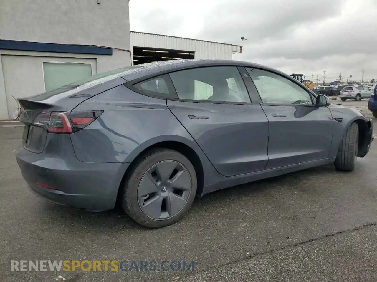 3 fotografías del automóvil dañado 5YJ3E1EA1MF911340 TESLA MODEL 3 2021