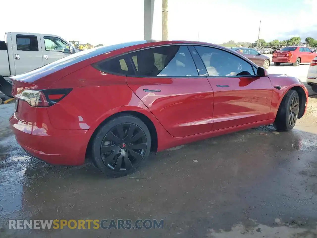 3 Photograph of a damaged car 5YJ3E1EA1MF921236 TESLA MODEL 3 2021
