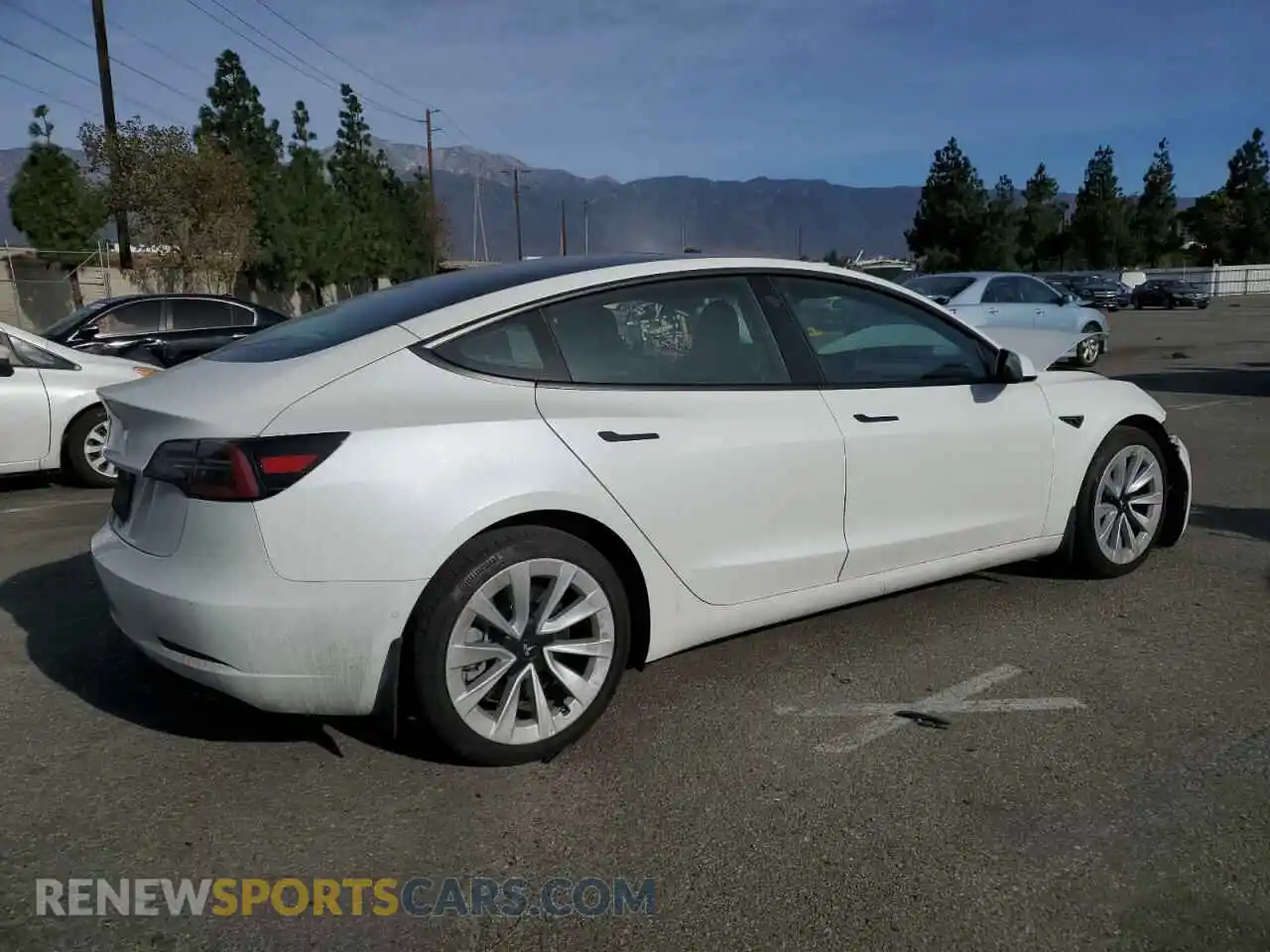 3 Photograph of a damaged car 5YJ3E1EA1MF941549 TESLA MODEL 3 2021