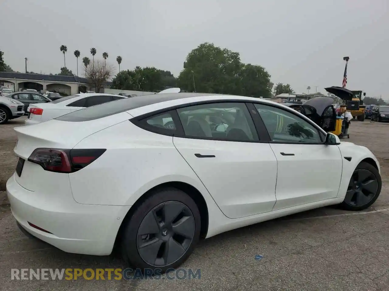 3 Photograph of a damaged car 5YJ3E1EA1MF942989 TESLA MODEL 3 2021