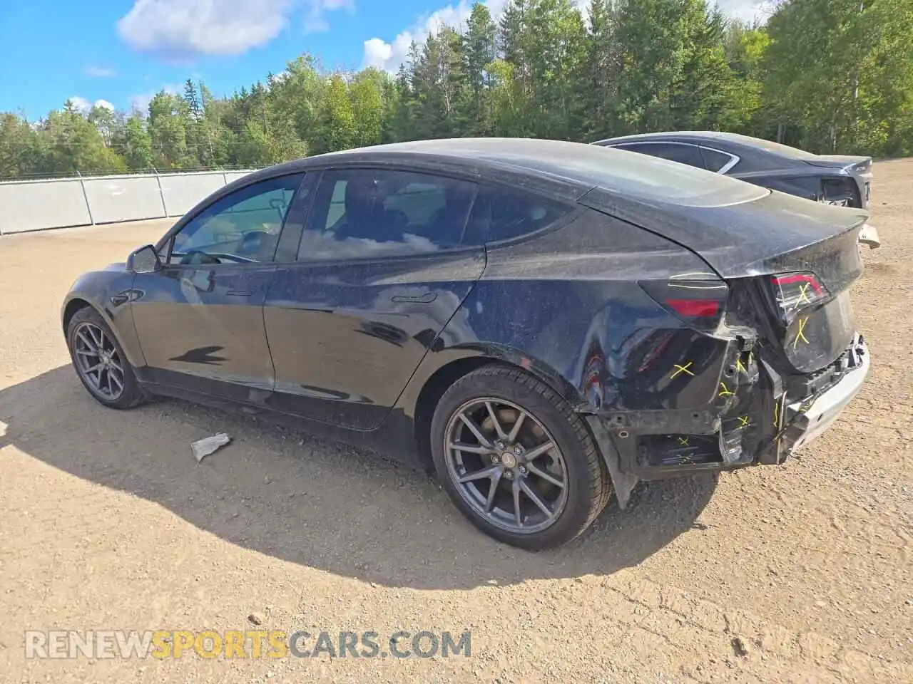 2 Photograph of a damaged car 5YJ3E1EA1MF973031 TESLA MODEL 3 2021