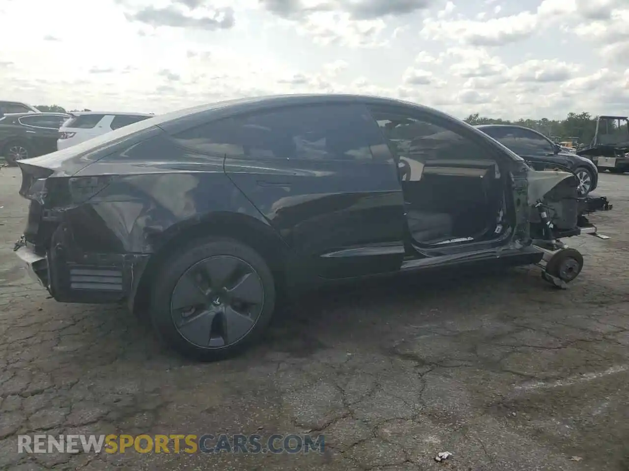 3 Photograph of a damaged car 5YJ3E1EA1MF996017 TESLA MODEL 3 2021