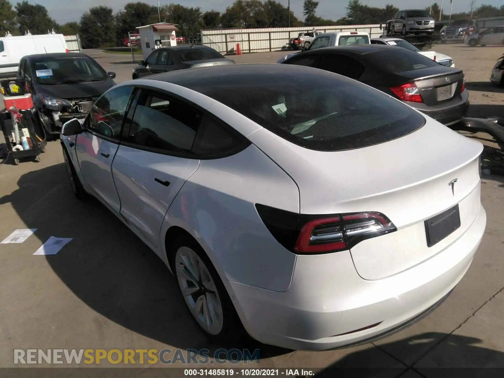 3 Фотография поврежденного автомобиля 5YJ3E1EA1MF998382 TESLA MODEL 3 2021