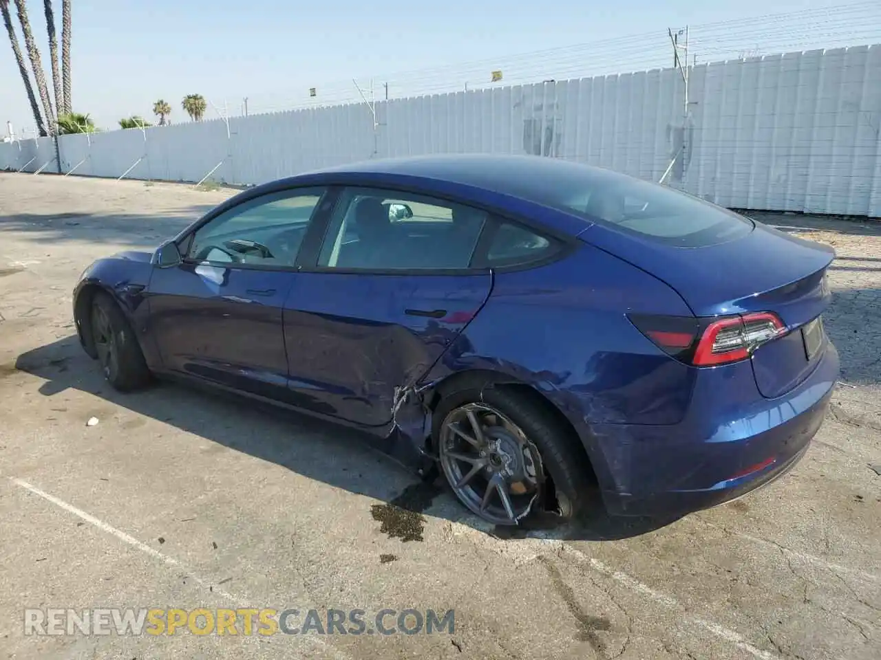 2 Photograph of a damaged car 5YJ3E1EA2MF015810 TESLA MODEL 3 2021