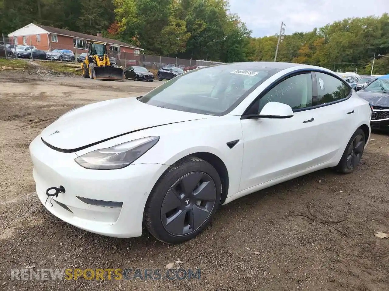 1 fotografías del automóvil dañado 5YJ3E1EA2MF047057 TESLA MODEL 3 2021