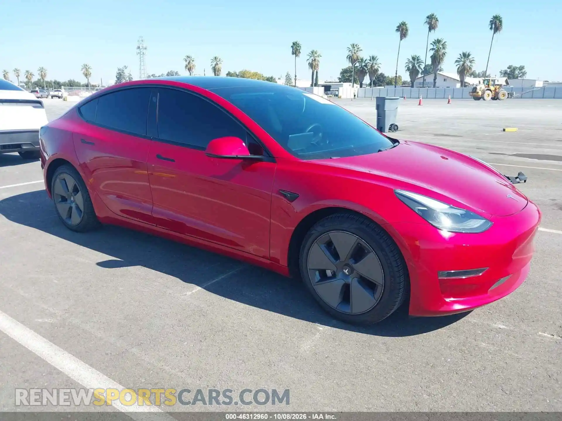 1 Photograph of a damaged car 5YJ3E1EA2MF075635 TESLA MODEL 3 2021