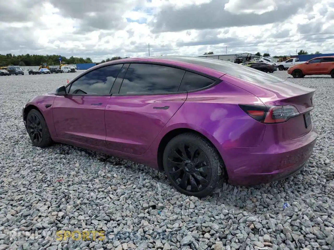 2 Photograph of a damaged car 5YJ3E1EA2MF089356 TESLA MODEL 3 2021