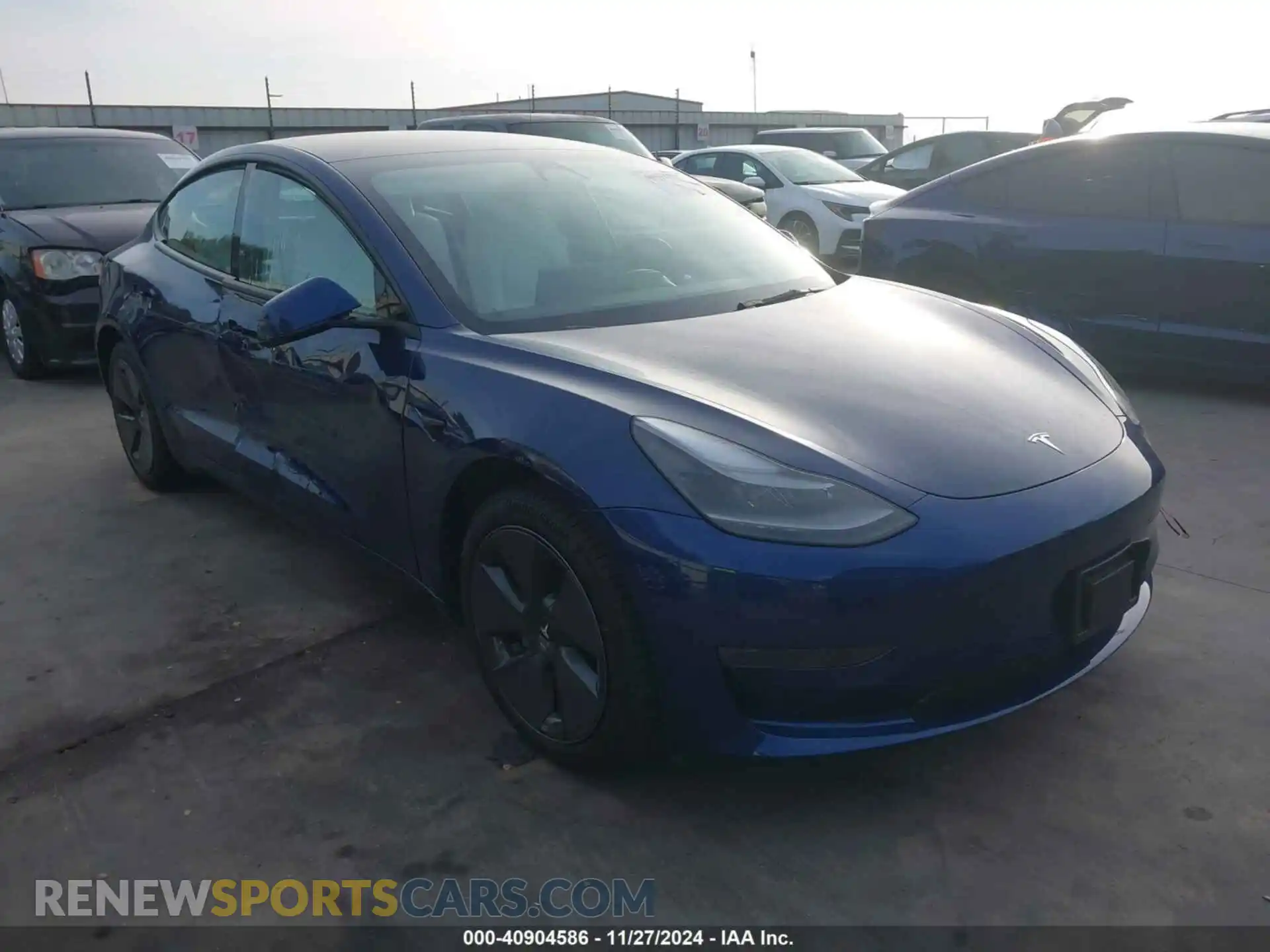 1 Photograph of a damaged car 5YJ3E1EA2MF092676 TESLA MODEL 3 2021