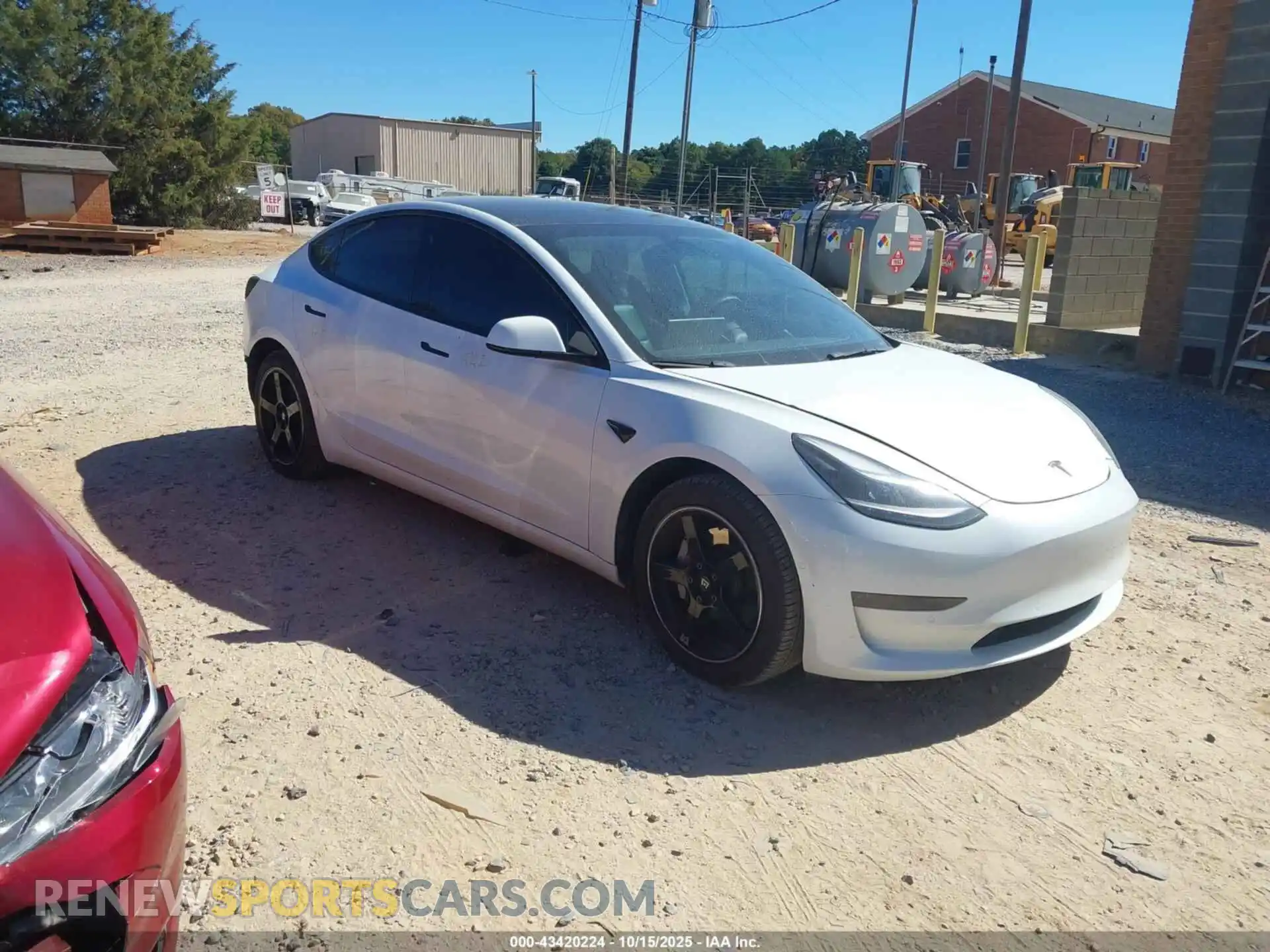 1 Photograph of a damaged car 5YJ3E1EA2MF096419 TESLA MODEL 3 2021
