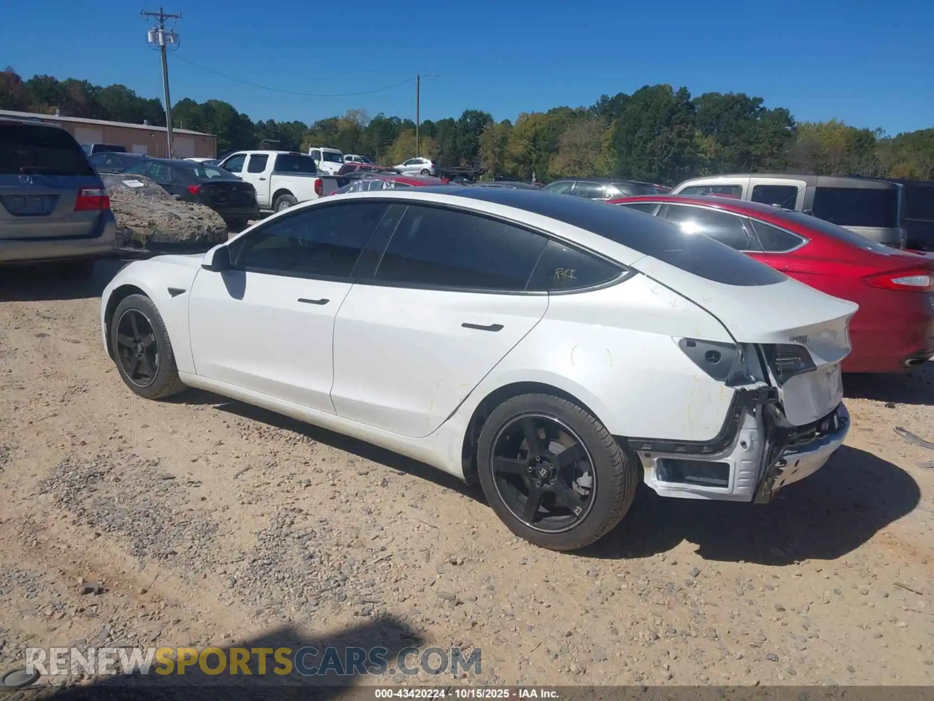 3 Photograph of a damaged car 5YJ3E1EA2MF096419 TESLA MODEL 3 2021