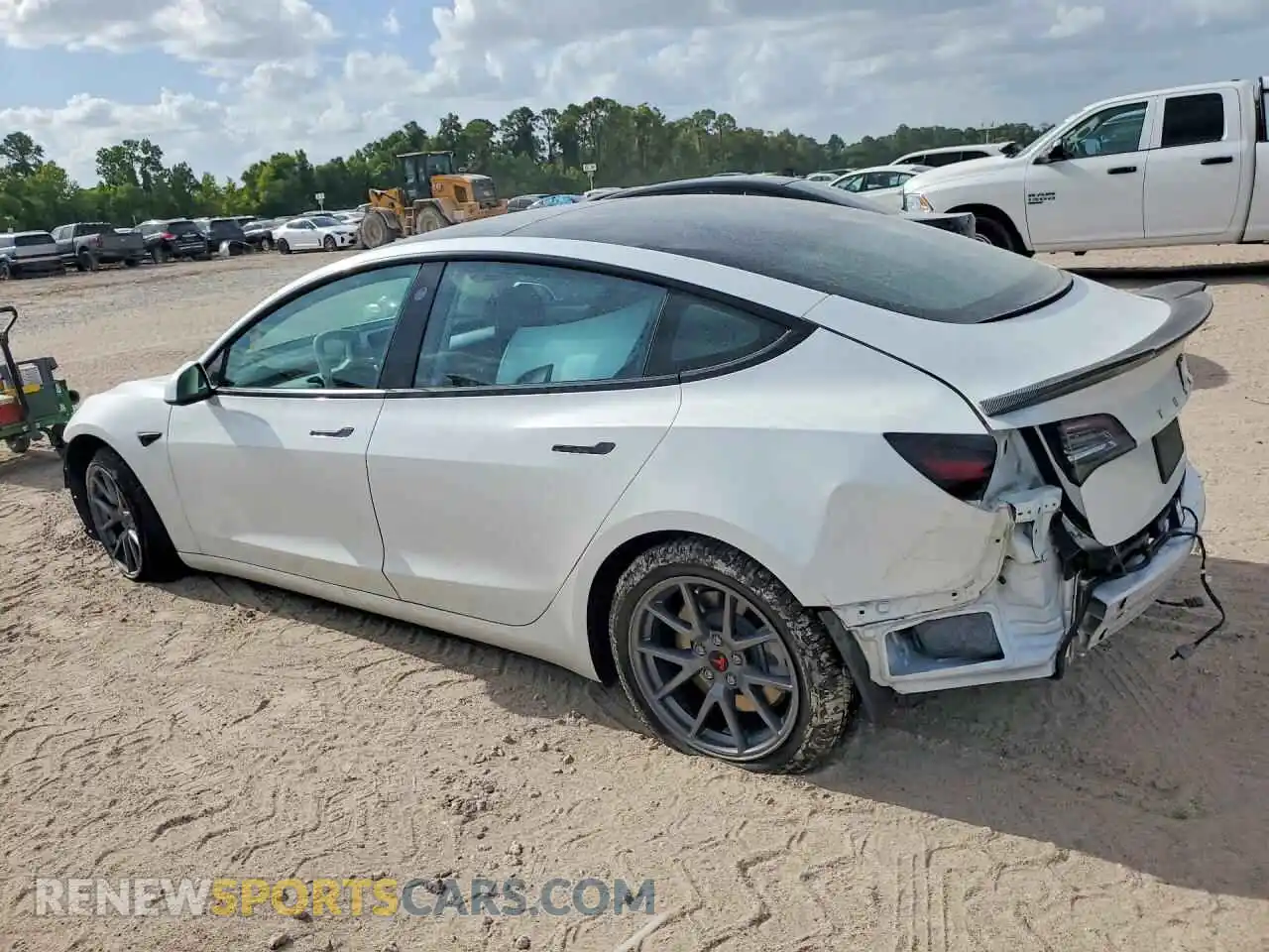 2 Фотография поврежденного автомобиля 5YJ3E1EA2MF097473 TESLA MODEL 3 2021