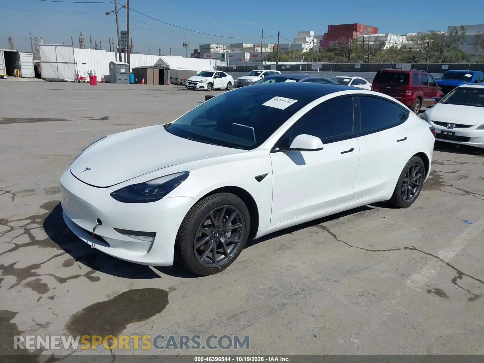 2 Фотография поврежденного автомобиля 5YJ3E1EA2MF098431 TESLA MODEL 3 2021