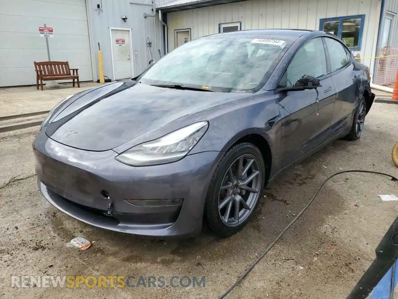 1 Photograph of a damaged car 5YJ3E1EA2MF854095 TESLA MODEL 3 2021